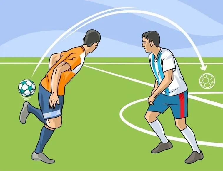 Kỹ Thuật Móc Bóng Qua Người Của Các Vũ Cồng Samba